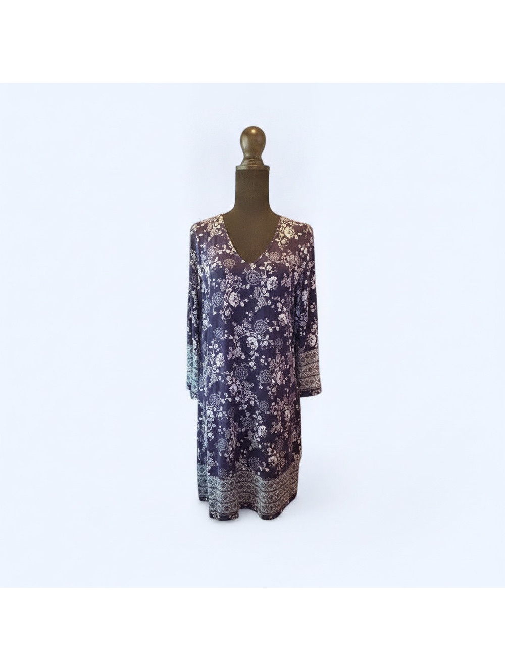 Skies Are Blue from Anrhropologie boho dress size L NWOT